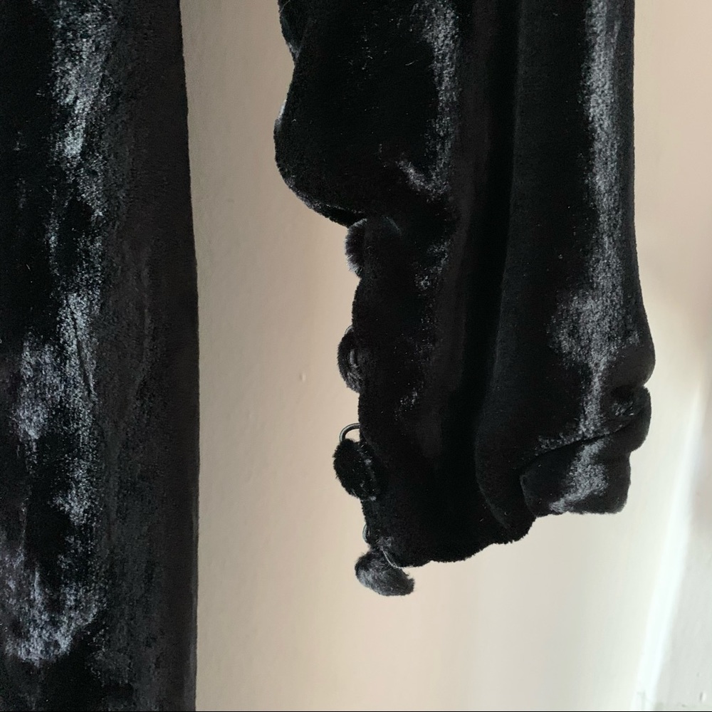 Vintage Badgley Mischka 90s black beaded evening gown - Picture 10 of 16